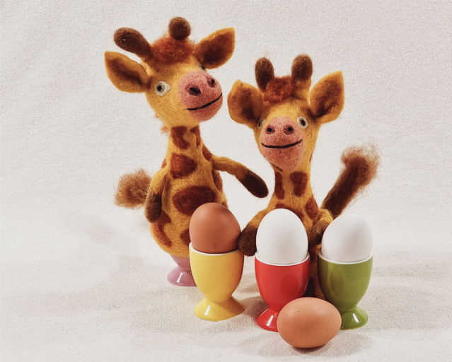 Eierwärmer "Giraffe"